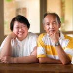 結婚記念日夫婦写真