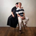 夫婦で結婚記念撮影