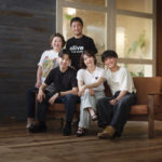 結婚記念家族写真